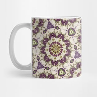 Green and Purple Circular and Triangular Shapes Pattern - WelshDesignsTP003 Mug